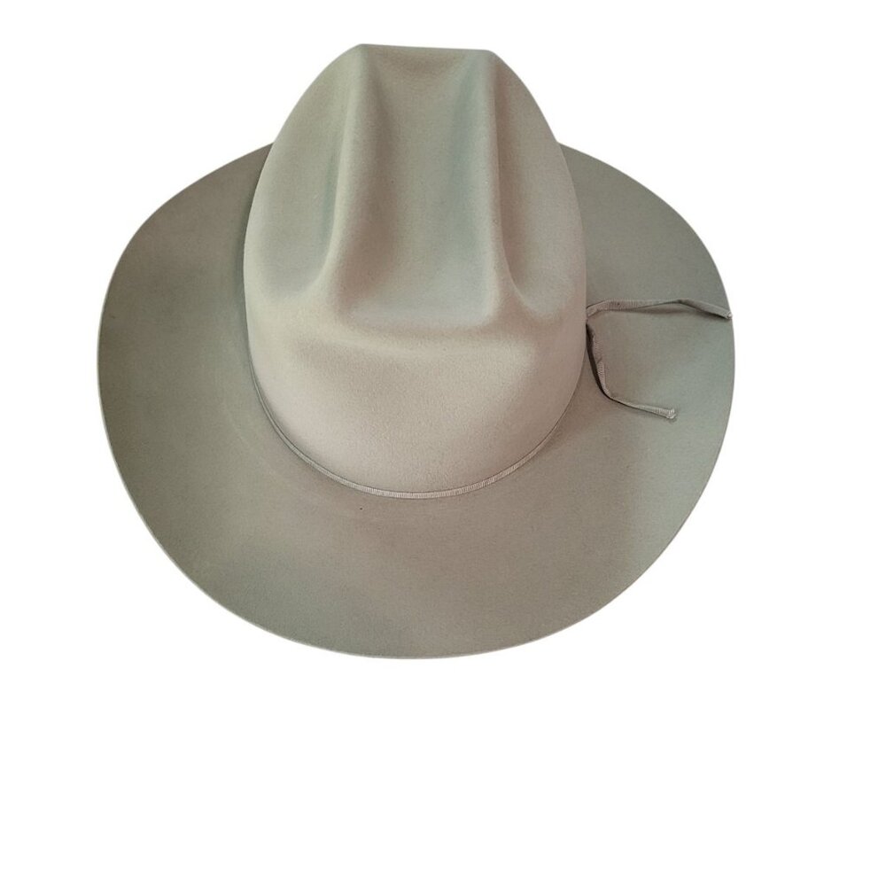 Stetson 3X Beaver size 7 Gray Felt Western Cowboy Hat - Picture 2 of 16